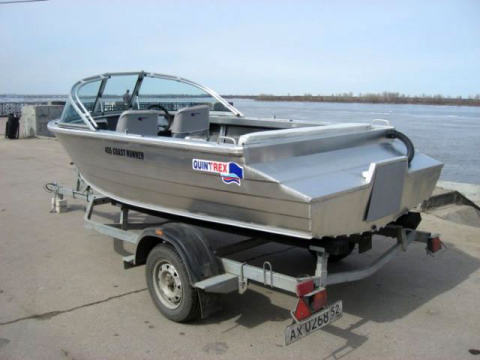 Алюминиевый катер Квинтрекс 455 Coast Runner