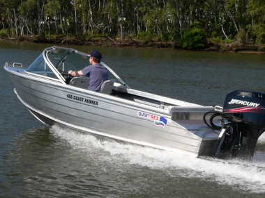 Алюминиевый катер Квинтрекс 455 Coast Runner